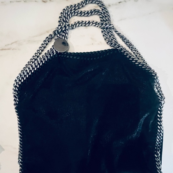 Stella McCartney Black Falabella Shoulder Bag - Picture 4 of 16